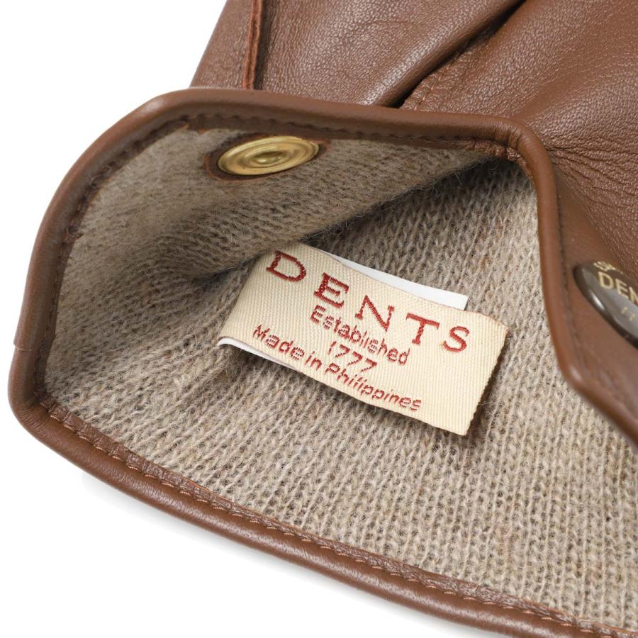 美品　DENTS デンツ ヘアシープ レザーグローブ DENTS（デンツ） ヘアシープ レザーグローブ メンズ 5-9308-brown