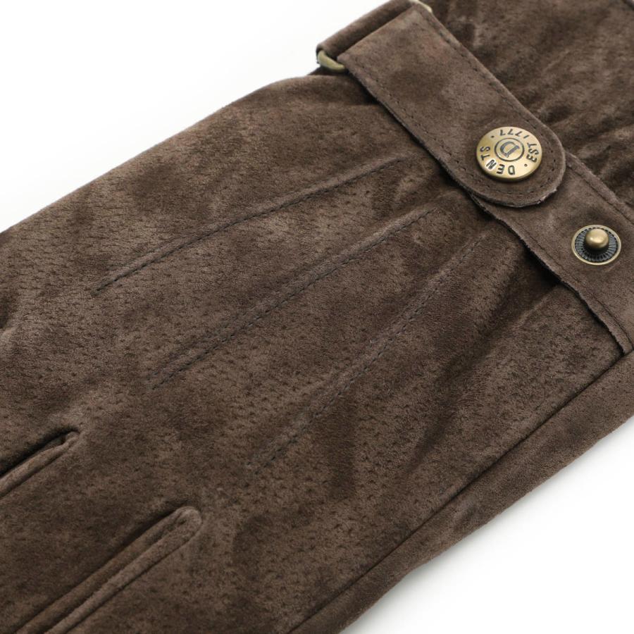DENTS（デンツ） ピッグスエード レザーグローブ メンズ 5-1526-brown