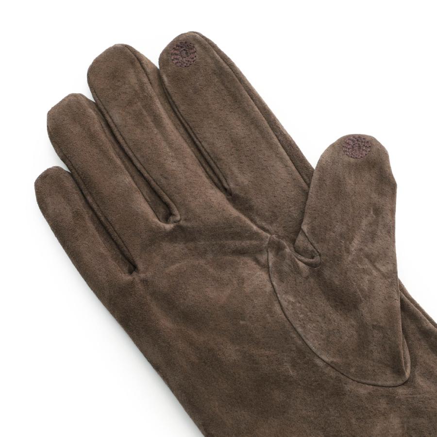DENTS（デンツ） ピッグスエード レザーグローブ メンズ 5-1526-brown