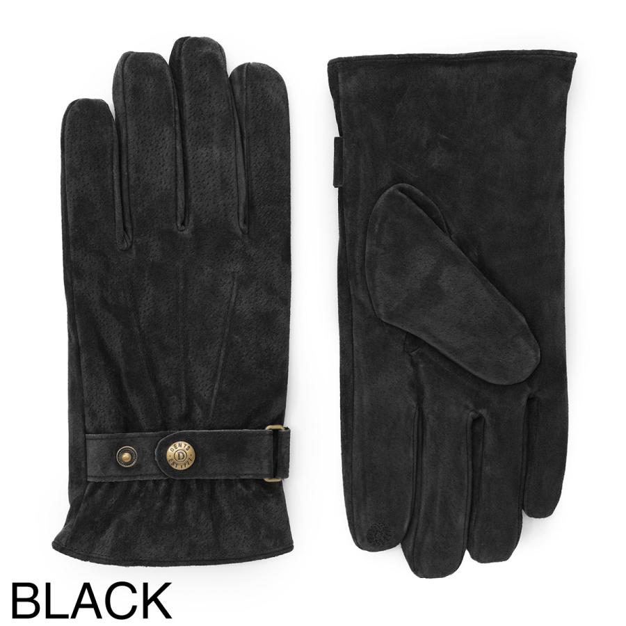 DENTS デンツ ピッグスエード レザーグローブ メンズ 5-1526-brown  