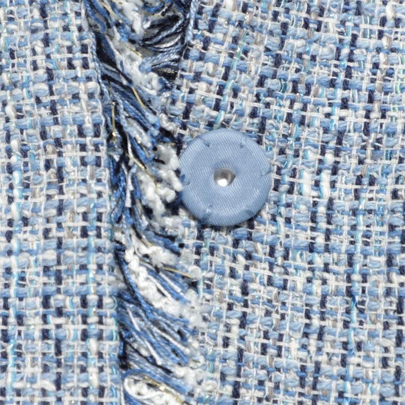 人気第6位 Maxmara Studio ツイードコート ロング 青ベース おしゃれ 最安値挑戦 Indianbazaarng Com