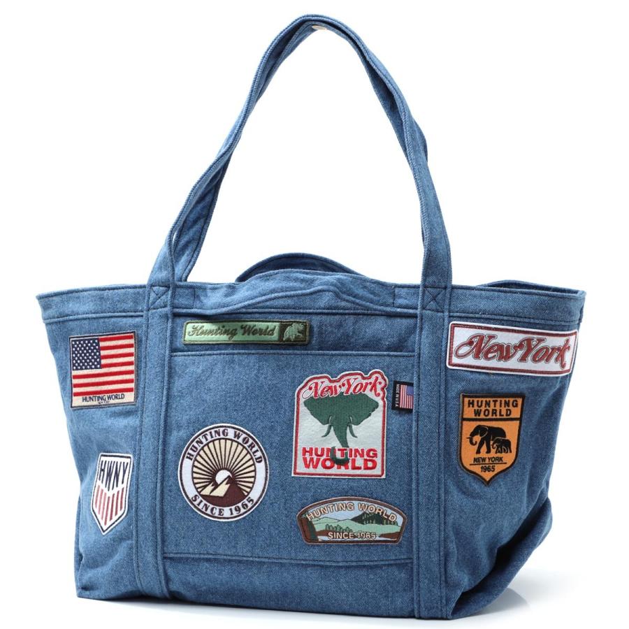 ハンティングワールド Hunting World トートバッグ Dog Patch Tote ショッピングバッグ ブルー メンズ 5024 Dp4 Nvy 5024 Dp4 モダンブルーyahoo 店 通販 Yahoo ショッピング