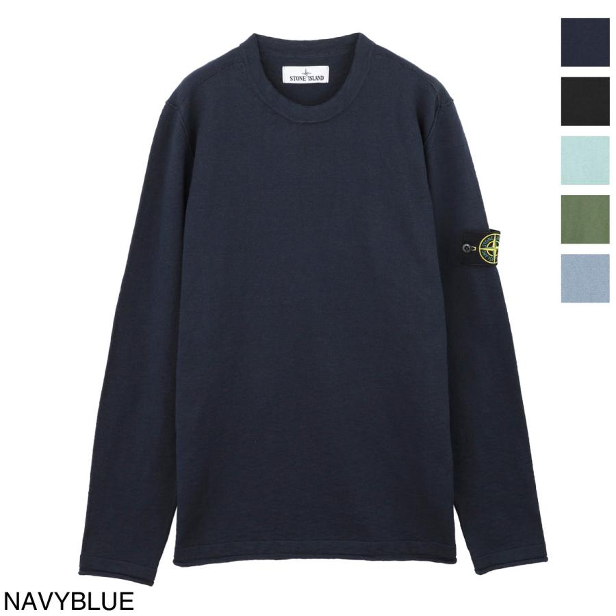 STONE ISLAND クルーネックニットセーター ブラック STONE ISLAND 