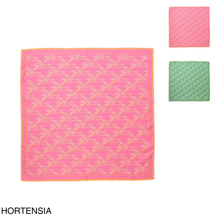LONGCHAMP（ロンシャン） スカーフ CHEVAUX RECTO VERSO SILK SCARF