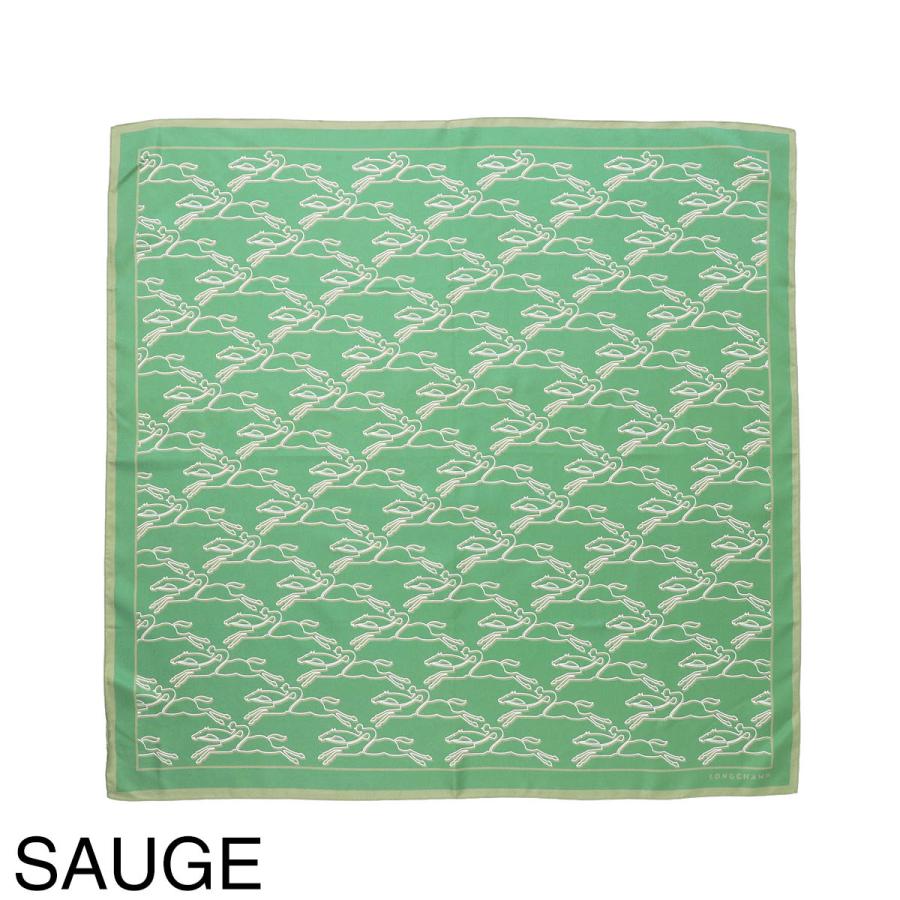 LONGCHAMP（ロンシャン） スカーフ CHEVAUX RECTO VERSO SILK SCARF