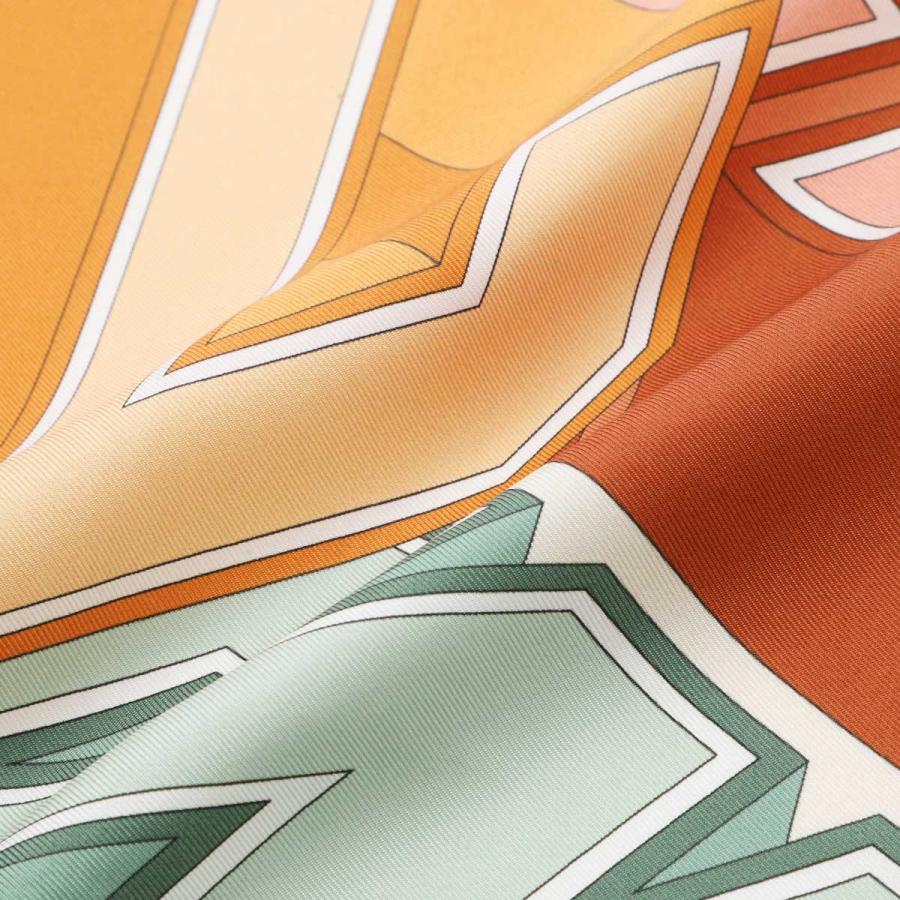 【新品未使用】ロンシャン☆スカーフ70cm×70cm LONGCHAMP（ロンシャン） スカーフ UNIVERSITY SILK SCARF 70X70