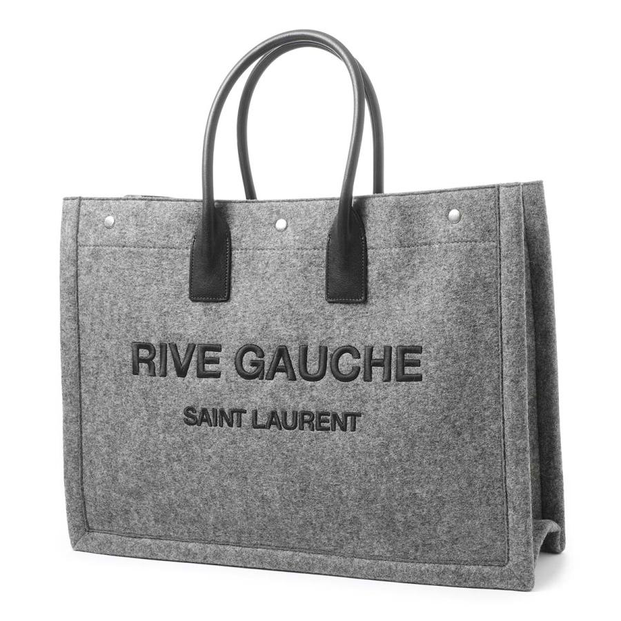 SAINT LAURENT サンローラン トートバッグ RIVE GAUCHE グレー メンズ