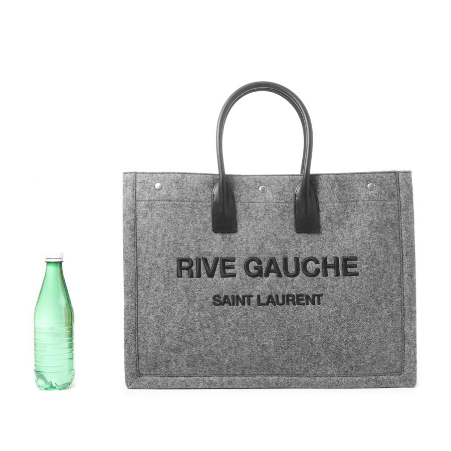 SAINT LAURENT サンローラン トートバッグ RIVE GAUCHE グレー メンズ