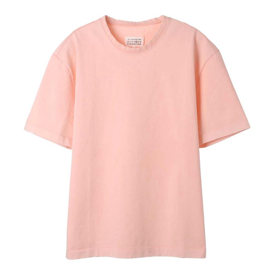 正規品 メゾンマルジェラ Maison Margiela クルーネック Tシャツ 14 男性のためのワードローブ ピンク メンズ 50gc0548 100 本物保証 Www Tiebreak Fr