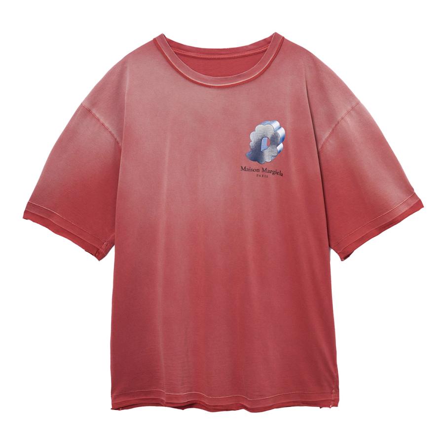 Maison Margiela（メゾンマルジェラ） クルーネックTシャツ レッド