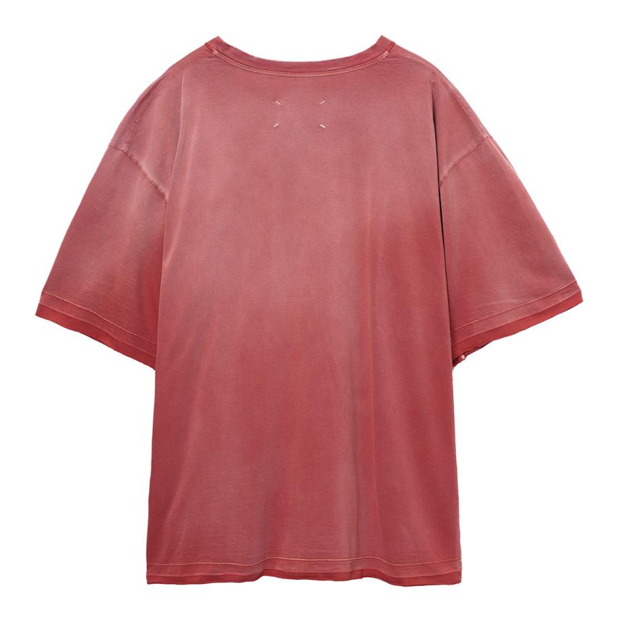 Maison Margiela（メゾンマルジェラ） クルーネックTシャツ レッド