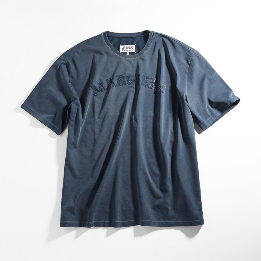 Maison Margiela（メゾンマルジェラ） クルーネックTシャツ ブルー