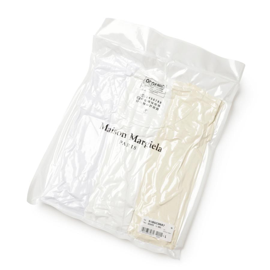 メゾンマルジェラ Maison Margiela クルーネック Tシャツ 3枚セット メンズ s50gc0687-s23973-963の画像