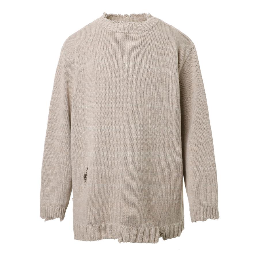 Maison Margiela（メゾンマルジェラ） クルーネック セーター ベージュ