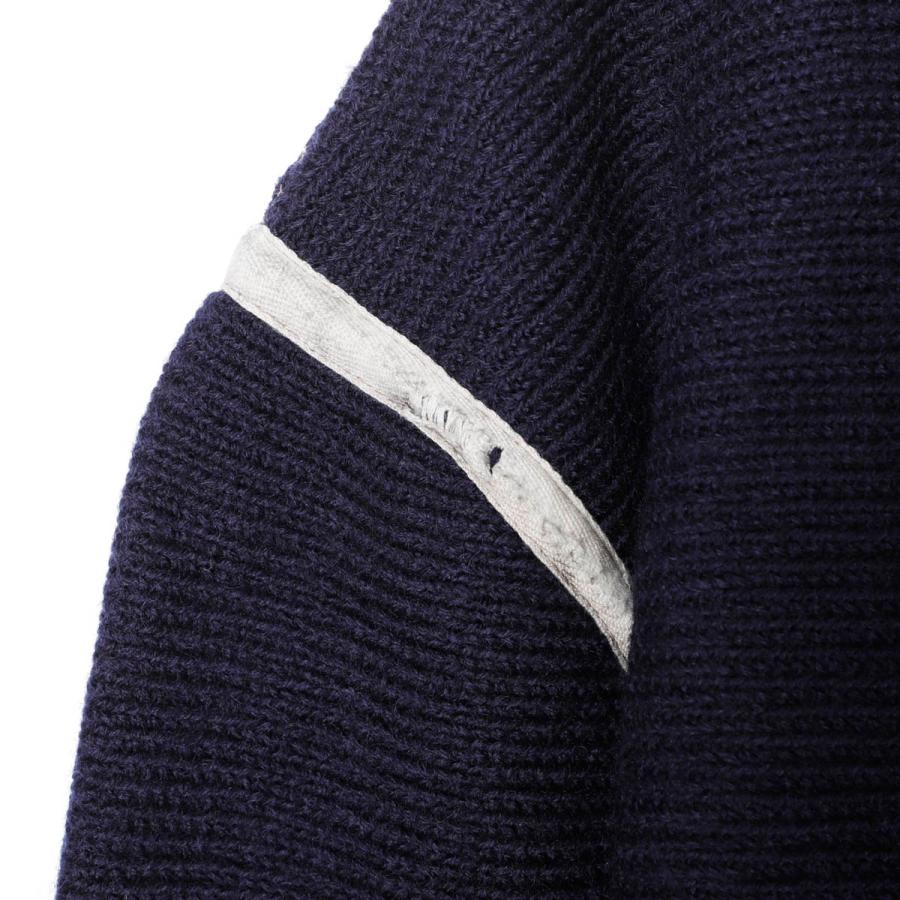 Maison Margiela（メゾンマルジェラ） ハーフジップニット ブルー