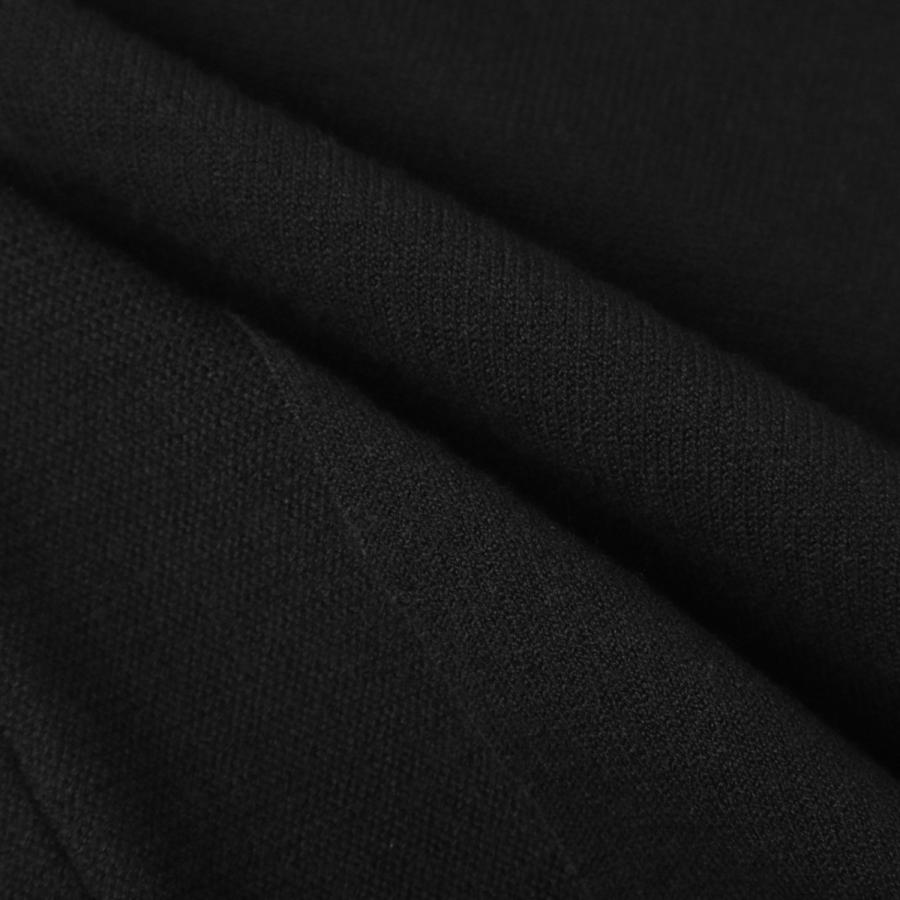 ストーンアイランド STONE ISLAND クルーネック ニット 5100001 STRETCH RWS WOOL ブラック メンズ k2s155100001-s00a1-v0029の画像