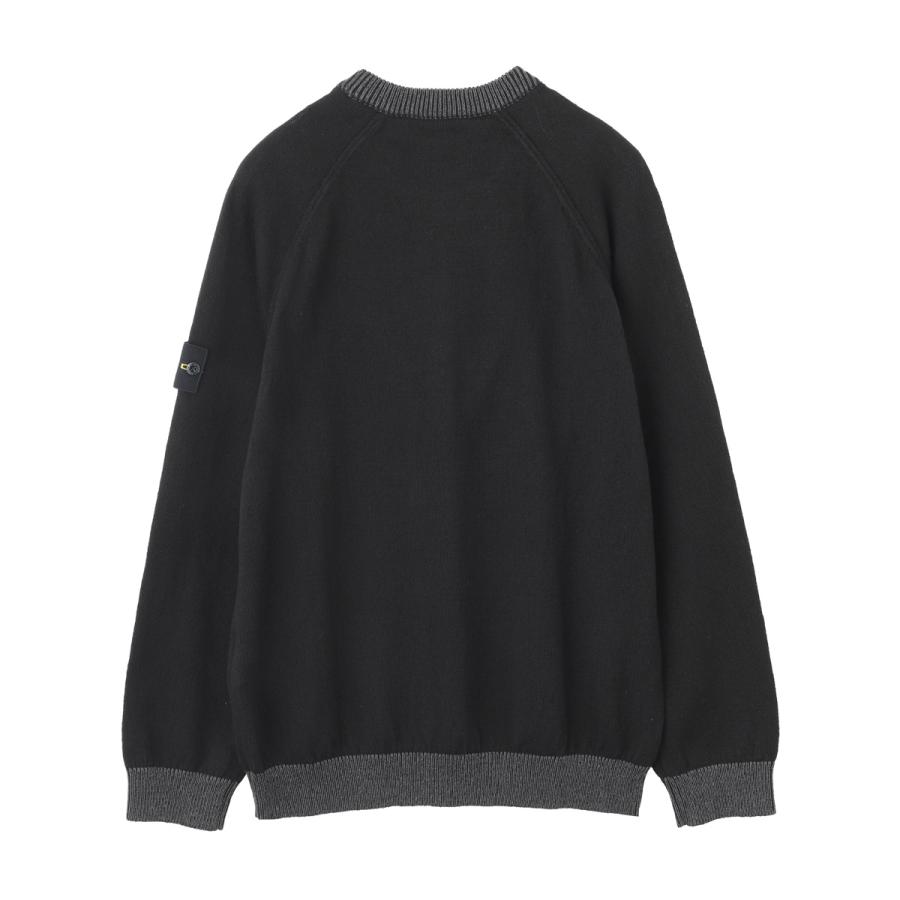 ストーンアイランド STONE ISLAND クルーネックニット 5100013 RAW HAND ORGANIC COTTON ブラック メンズ l1s155100013-s01d3-v0029の画像