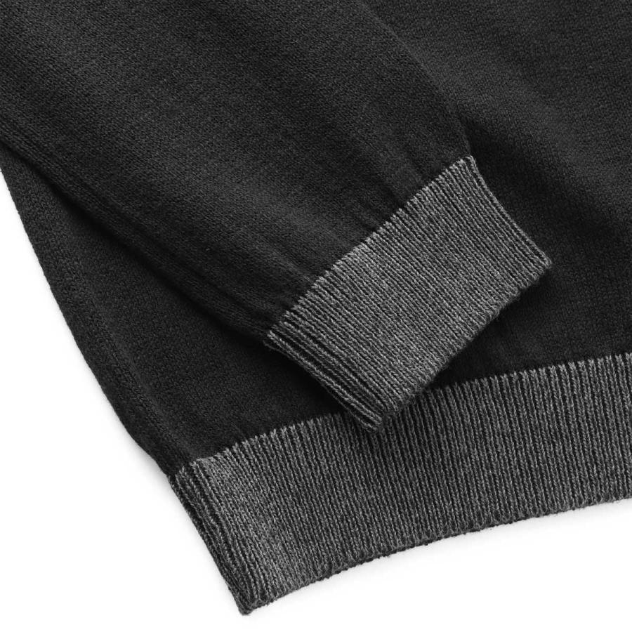 ストーンアイランド STONE ISLAND クルーネックニット 5100013 RAW HAND ORGANIC COTTON ブラック メンズ l1s155100013-s01d3-v0029の画像