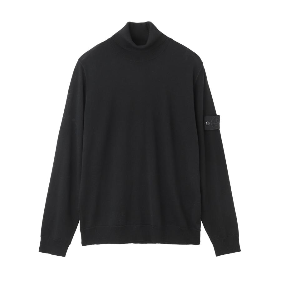 ストーンアイランドのウールタートルネックニット STONE ISLAND（ストーン アイランド） タートルネック ニット 5100075