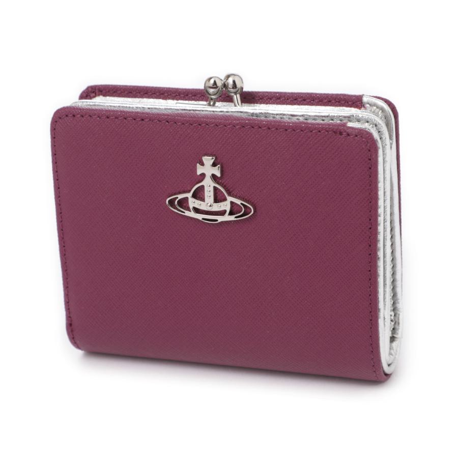 ヴィヴィアンウエストウッド Vivienne Westwood 2つ折り財布 小銭入れ付き SAFFIANO WALLET FR PKT パープル メンズ レディース 51010020-l001n-la-j401-purple｜mb-y｜02