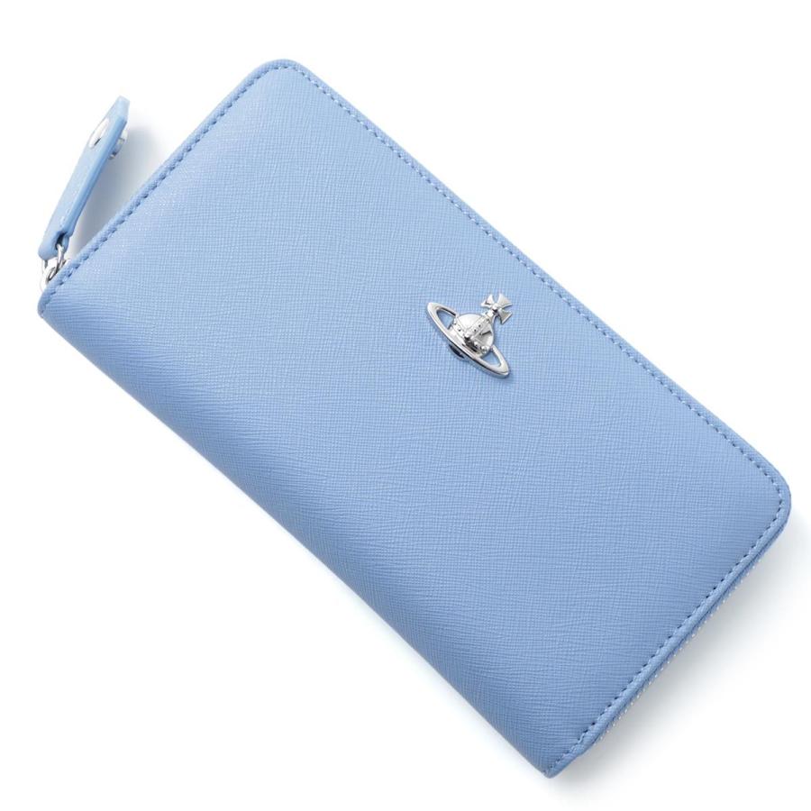 ヴィヴィアンウエストウッド Vivienne Westwood ラウンドファスナー 長財布 小銭入れ付き VICTORIA CLASSIC ブルー レディース 51050023-40565-k401-lightblue :51050023-40565-lbl:モダンブルーYahoo!店 - 通販 -