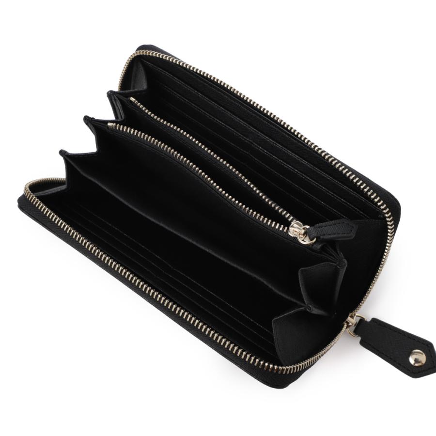 ヴィヴィアンウエストウッド 財布 Vivienne Westwood  長財布 CLASSIC ZIP ROUND WALLET レディース ブラックの画像