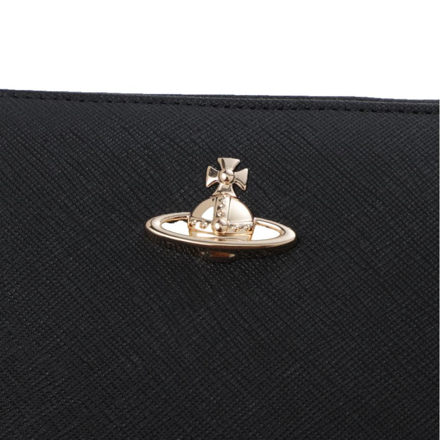 ヴィヴィアンウエストウッド 財布 Vivienne Westwood  長財布 CLASSIC ZIP ROUND WALLET レディース ブラックの画像