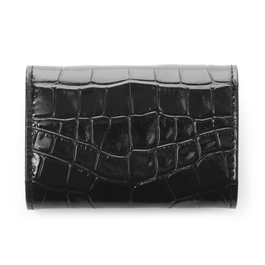 Vivienne Westwood クロコ型押し 三つ折り財布 ヴィヴィアンウエストウッド 三つ折り財布 クロコダイル ミニ財布