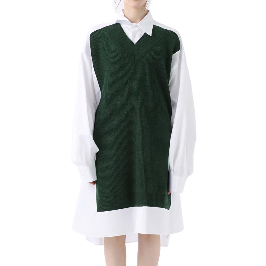 Maison Margiela メゾンマルジェラ 長袖シャツ Spliced ニット Maison Margiela メゾンマルジェラ 長袖シャツ Spliced ニット