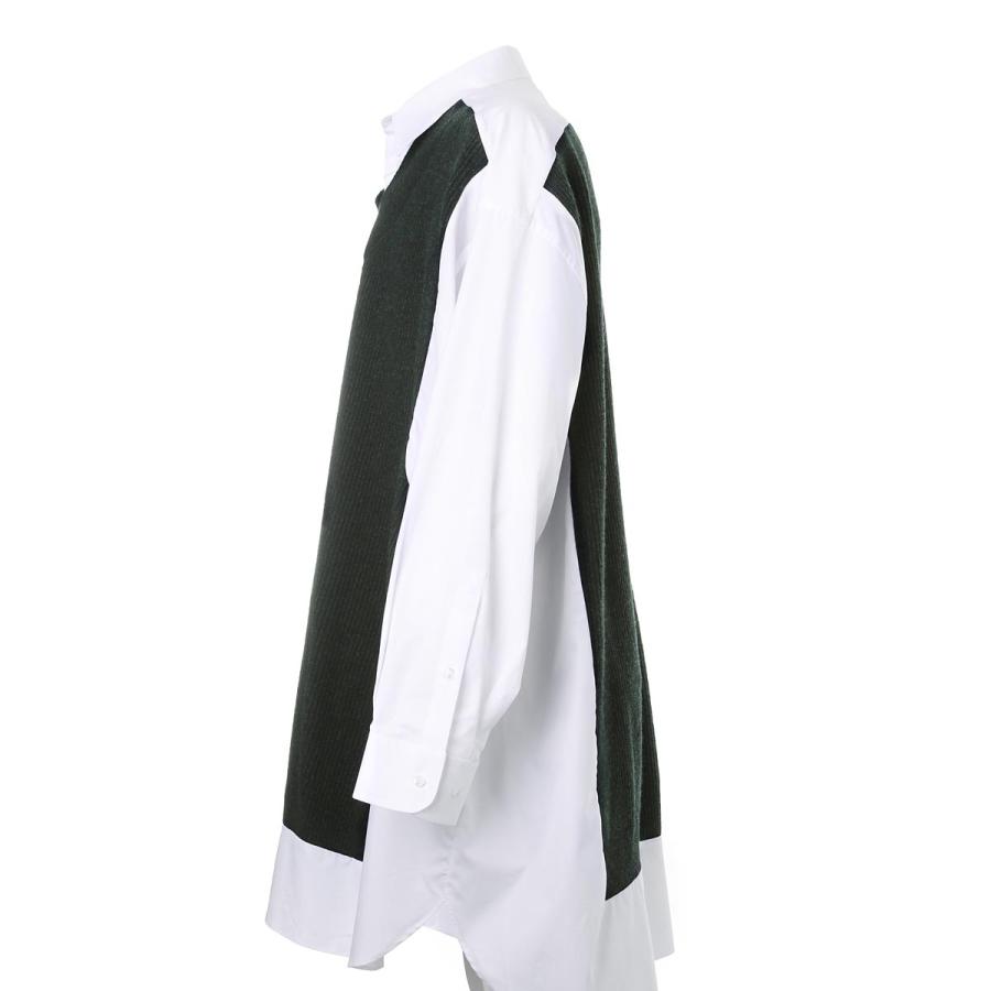 Maison Margiela メゾンマルジェラ 長袖シャツ Spliced ニット Maison Margiela メゾンマルジェラ 長袖シャツ Spliced ニット
