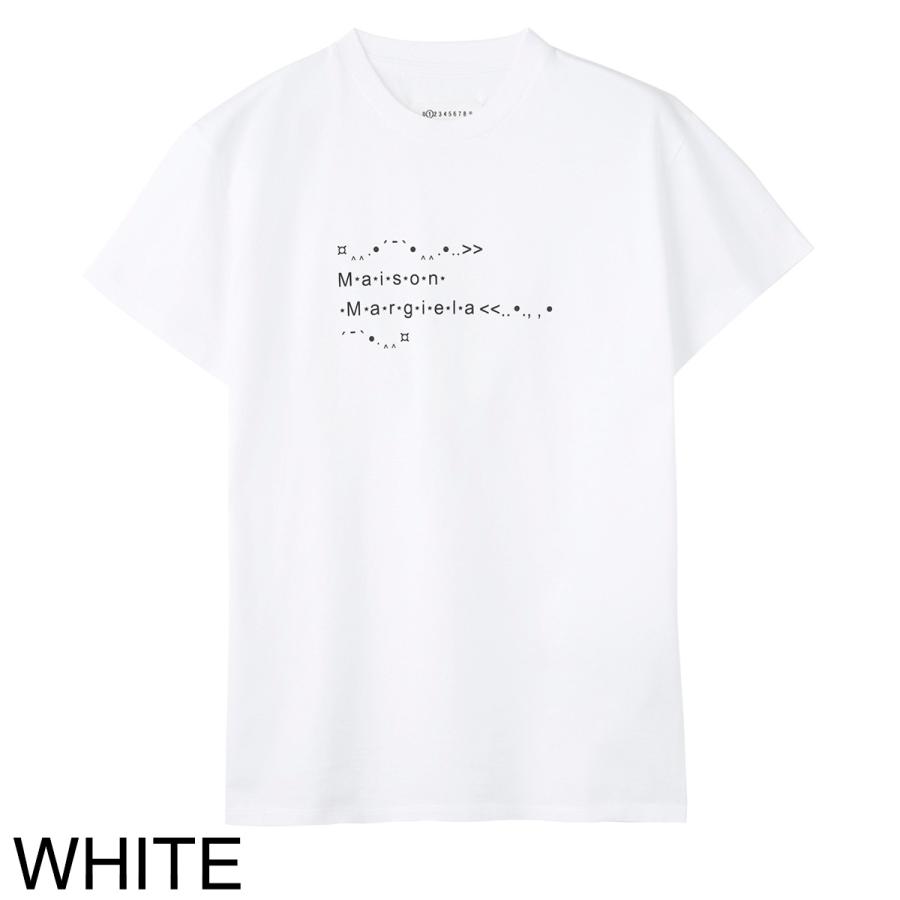 メゾンマルジェラ MAISON MARGIELA クルーネック 半袖Tシャツ S51GC0515S22816100-S レディース フォントジェネレーター ホワイト Maison Margiela（メゾンマルジェラ） クルーネックTシャツ フォント