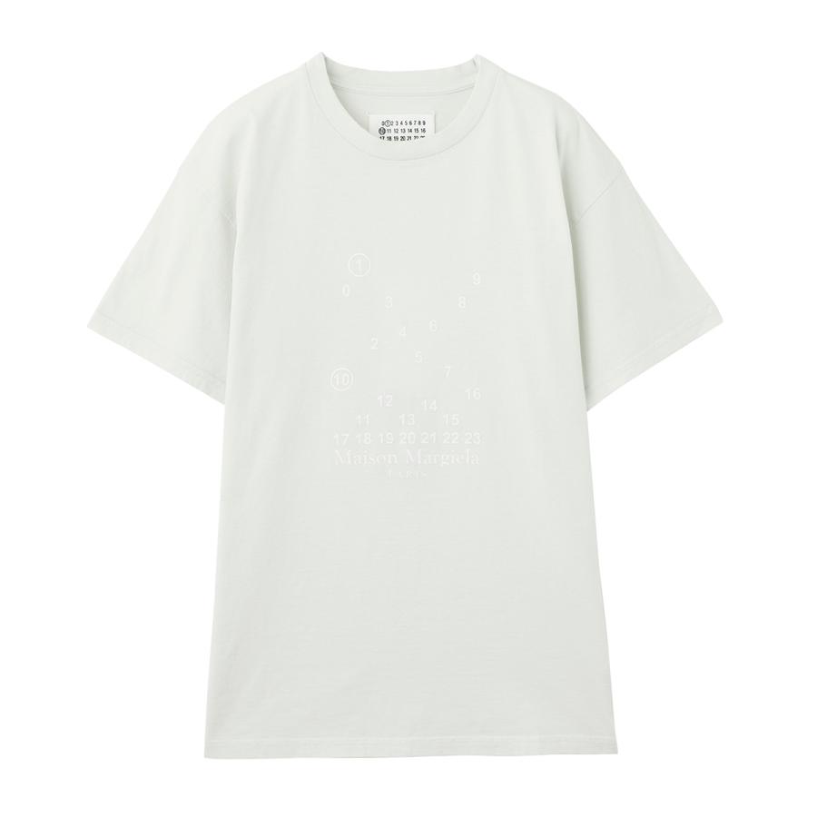 メゾンマルジェラ Maison Margiela クルーネックTシャツ ベージュ  