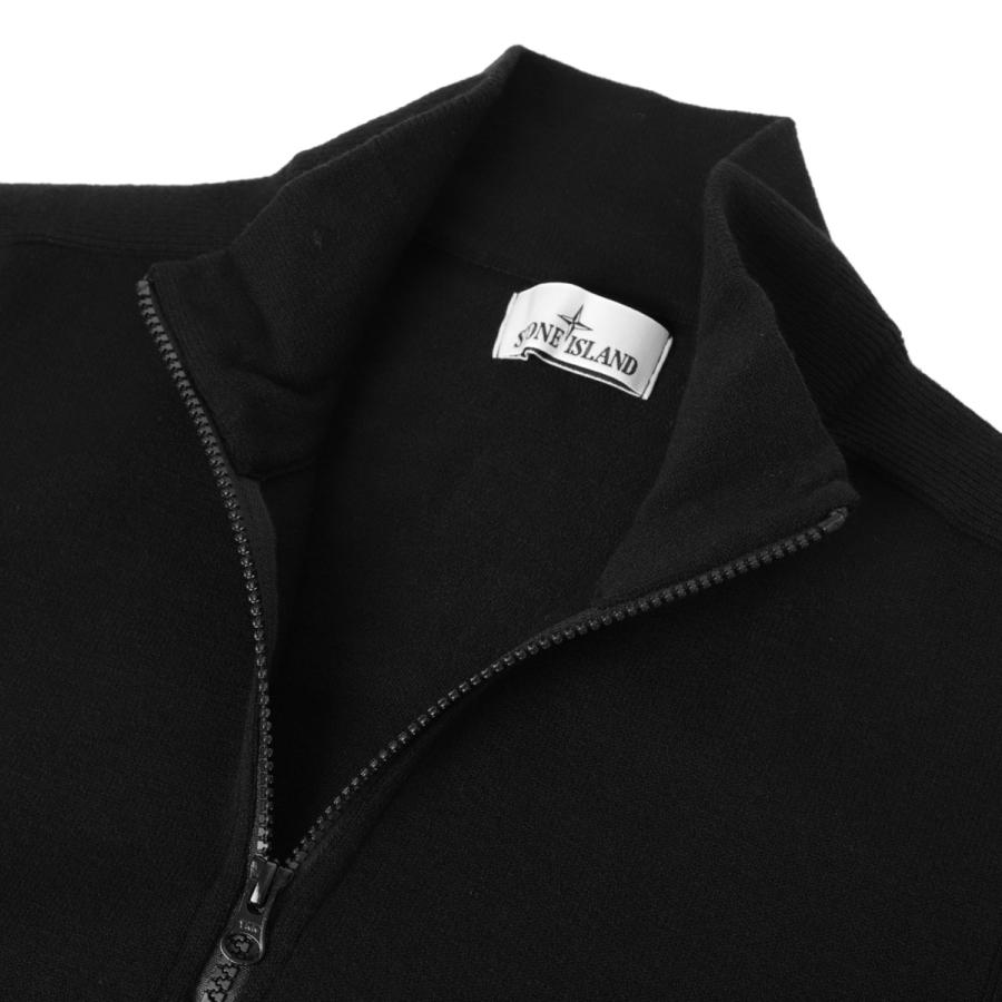 STONE ISLAND ニットハーフジップ薄手