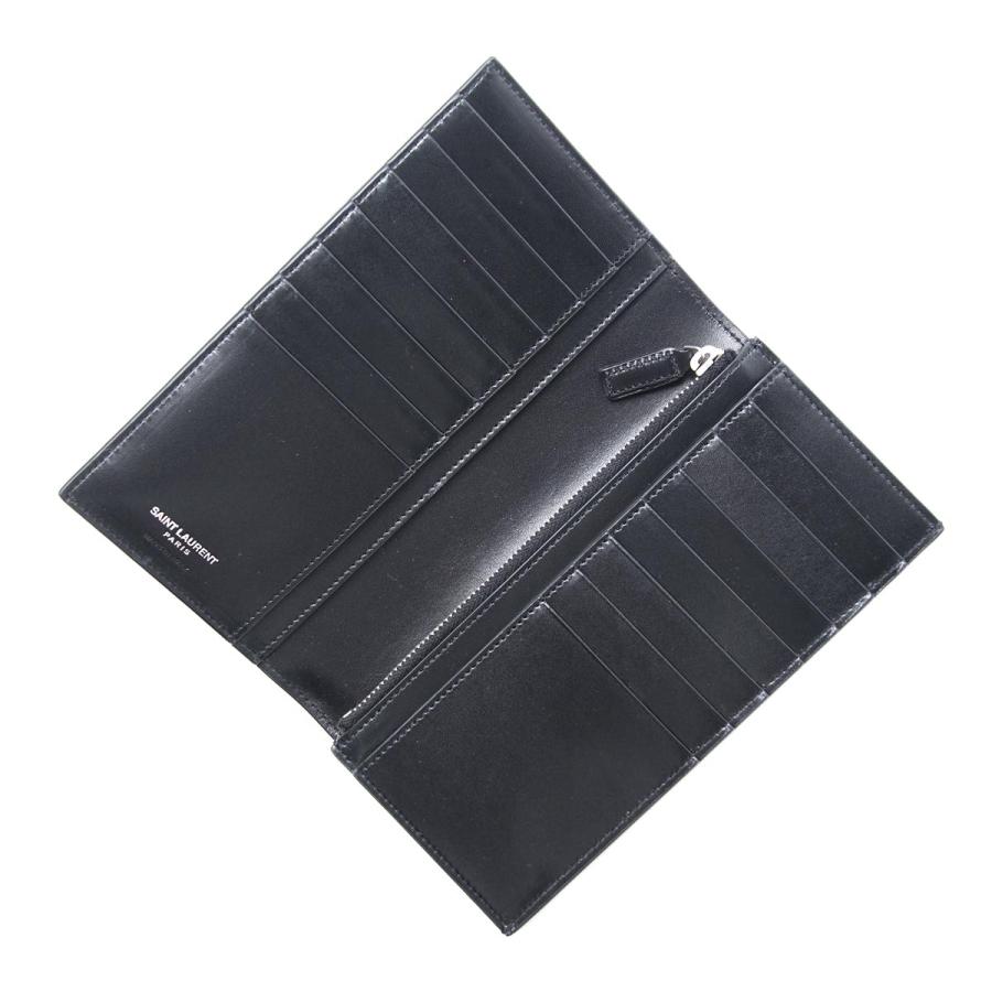 サンローラン SAINT LAURENT 長財布 小銭入れ付き ブラック メンズ サンローラン SAINT LAURENT 長財布 小銭入れ付き ブラック メンズ