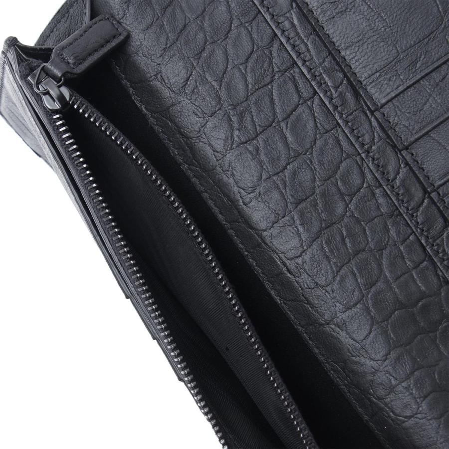SAINT LAURENT サンローラン 長財布 小銭入れ付き ブラック メンズ