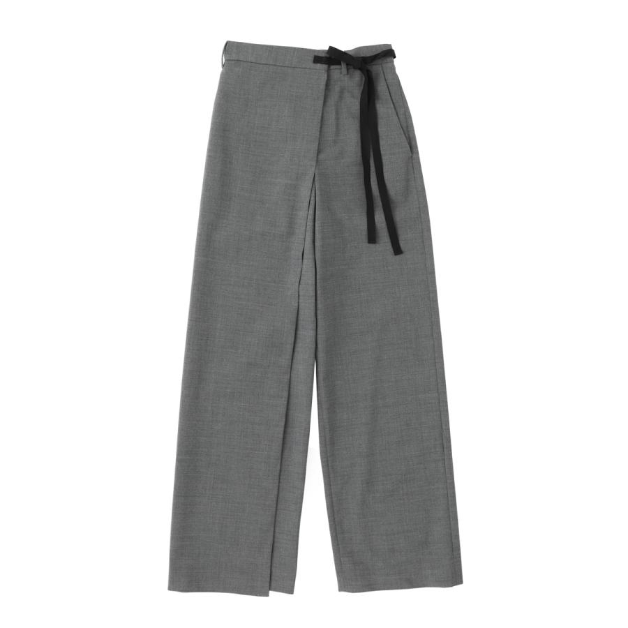 エムエム 6 メゾンマルジェラ MM6 Maison Margiela ワイドパンツ トラウザーズ グレー レディース s52ka0518-m35733-860mの画像