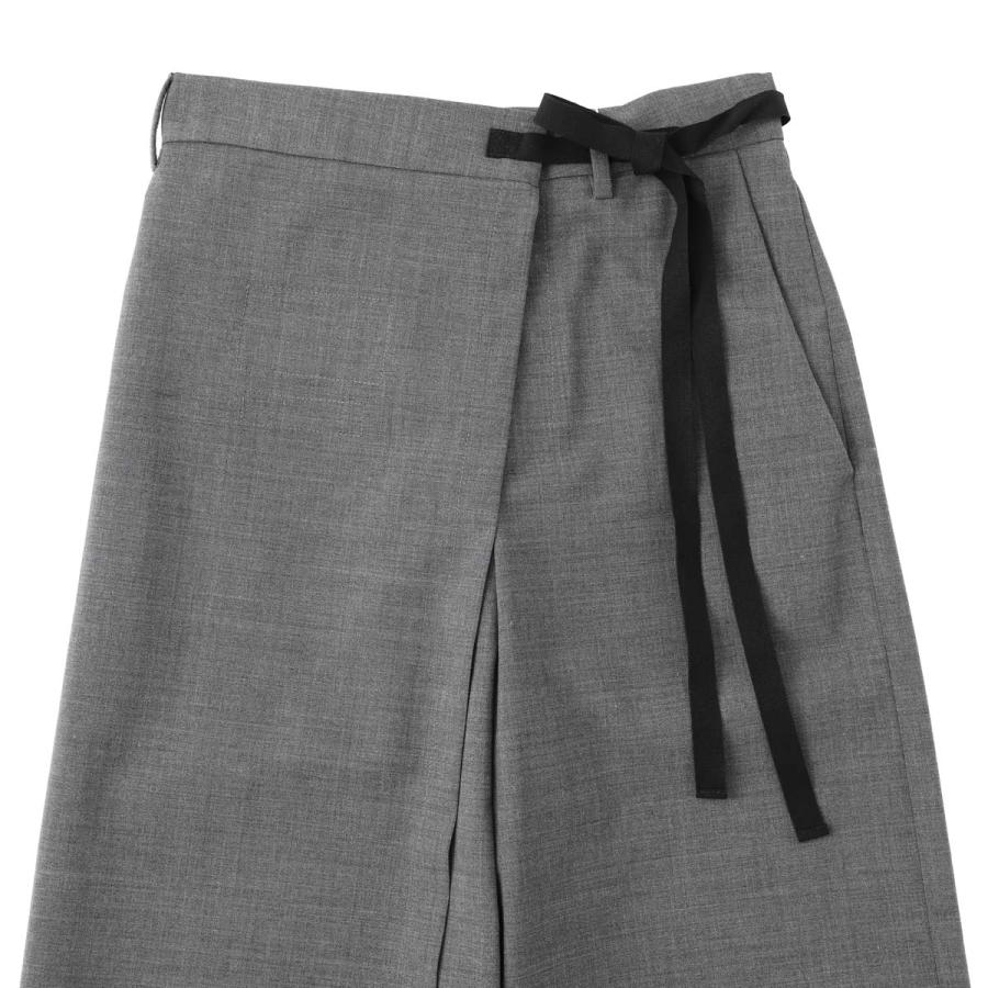エムエム 6 メゾンマルジェラ MM6 Maison Margiela ワイドパンツ トラウザーズ グレー レディース s52ka0518-m35733-860mの画像