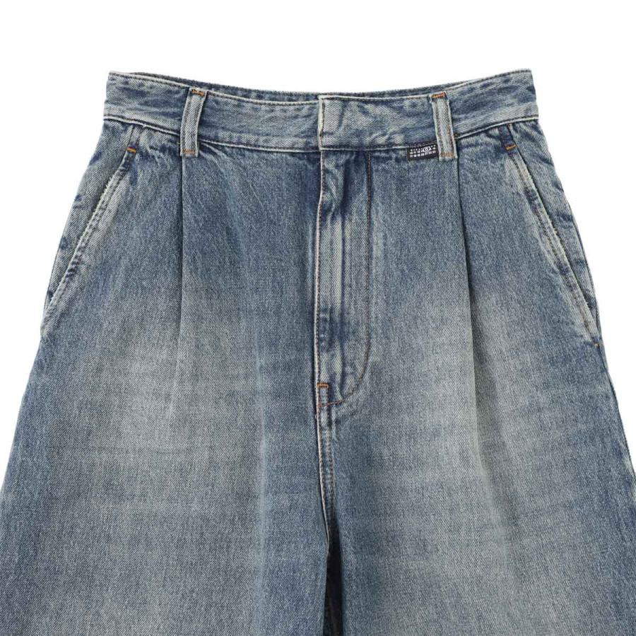 MM6 デニム ジーンズ マルジェラ エムエムシックス Maison Margiela WIDE-LEG JEANS ワイドレッグ レディースの画像