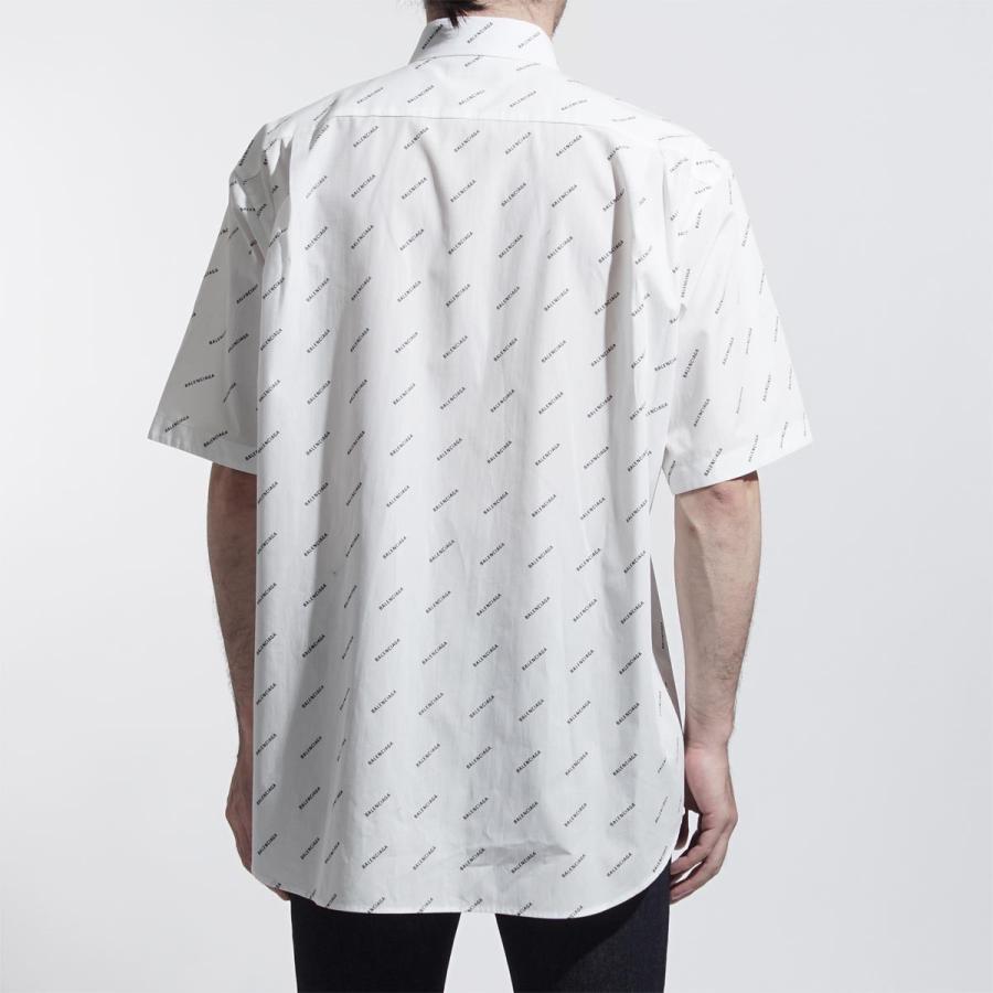 バレンシアガ BALENCIAGA ボタンダウン 半袖シャツ ALL OVER オール バレンシアガ BALENCIAGA ボタンダウン 半袖シャツ ALL OVER オール