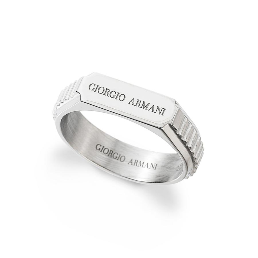 GIORGIO ARMANI ジョルジオアルマーニ リング シルバー メンズ 53p922