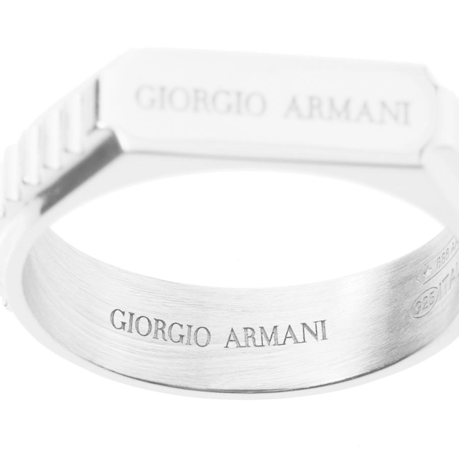 GIORGIO ARMANI ジョルジオアルマーニ リング シルバー メンズ 53p922