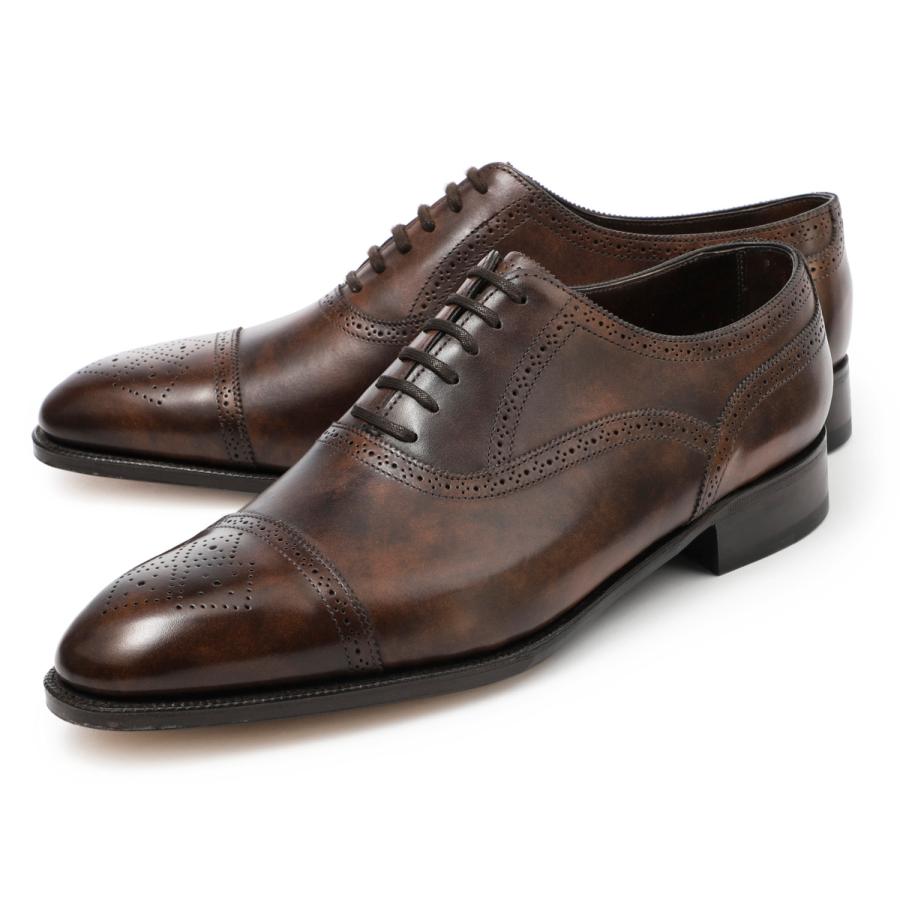 【極美品】JOHN LOBB　ジョンロブ　STAVELEY　ブラウン　 8 JOHN LOBB ジョンロブ 内羽根式シューズ STOCKLEY 大きいサイズ