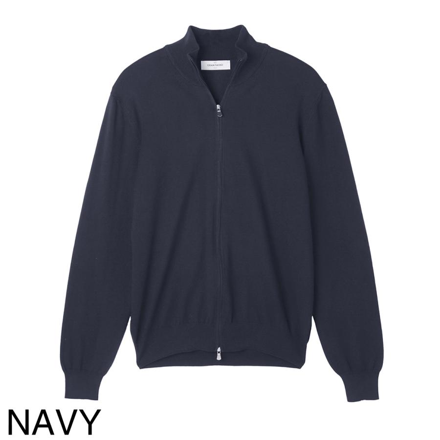 Gran Sasso（グランサッソ） ジップアップ カーディガン GIUBBINO 12G