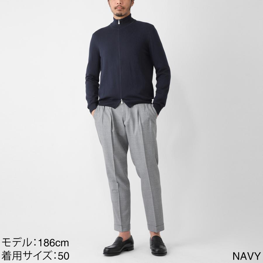 Gran Sasso（グランサッソ） ジップアップ カーディガン GIUBBINO 12G