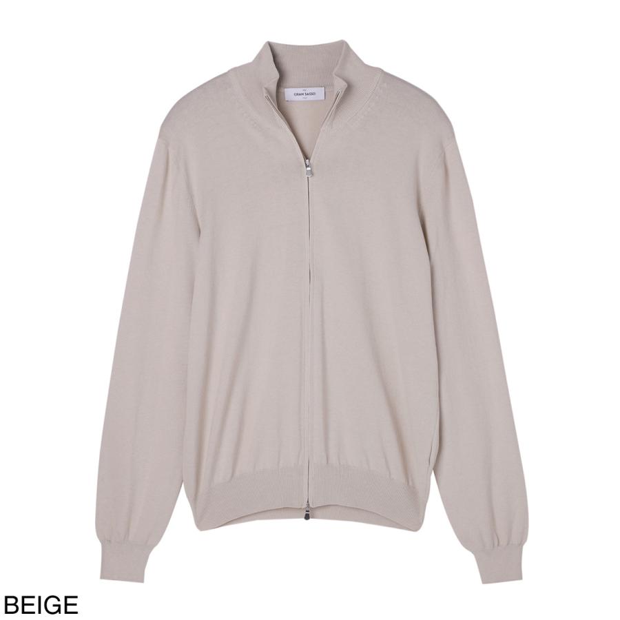 Gran Sasso（グランサッソ） ジップアップ カーディガン GIUBBINO 12G