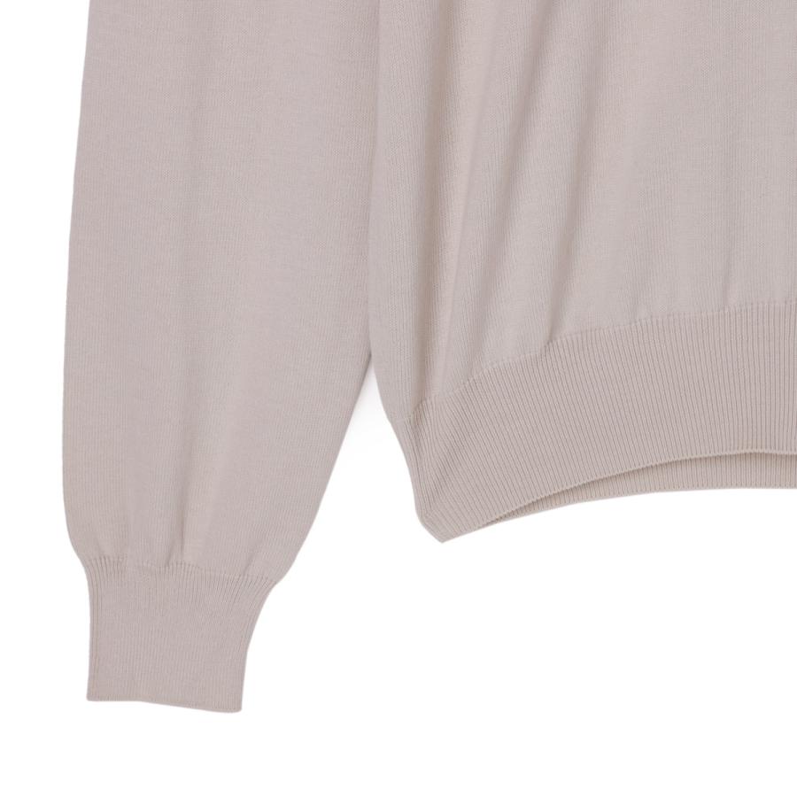 グランサッソ ジップアップカーディガン　46 グレージュ　12ゲージ グランサッソ ジップアップカーディガン 46 グレージュ 12ゲージ