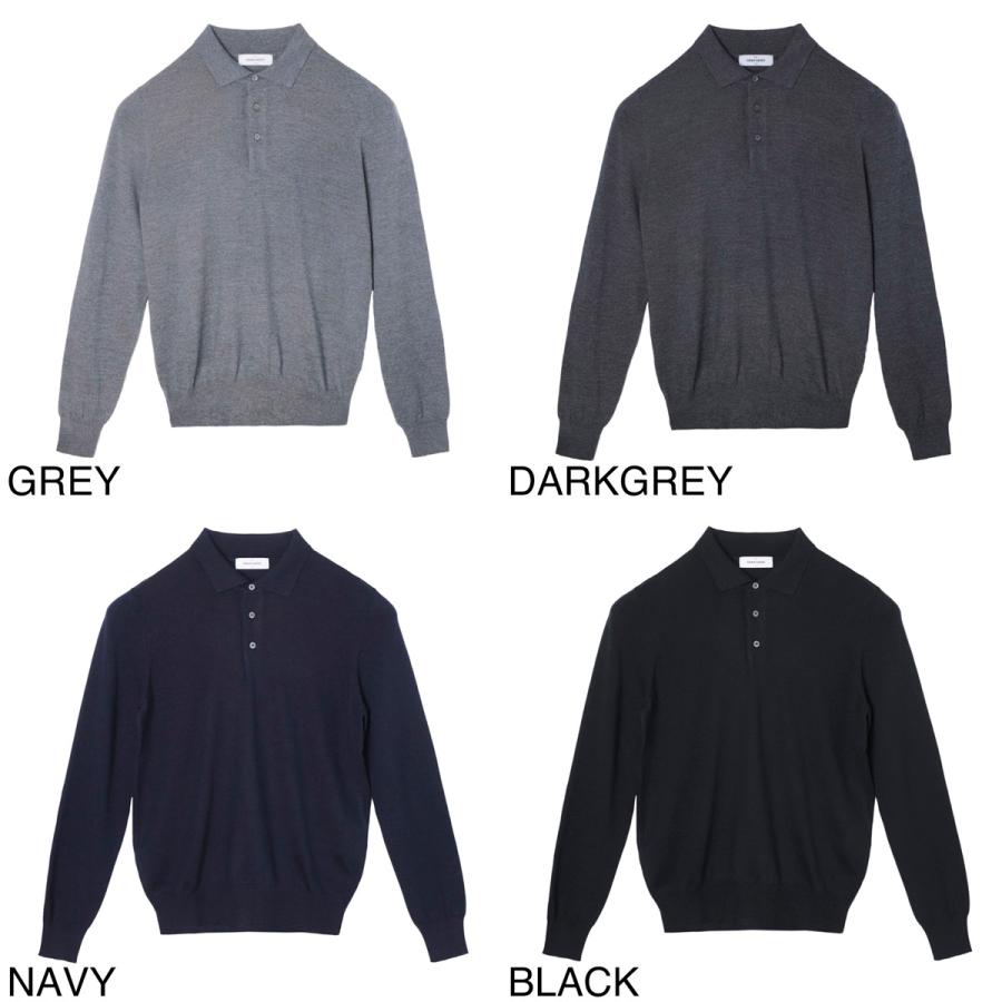 Gran Sasso（グランサッソ） 長袖ニットポロシャツ TENNIS M/L 大きい