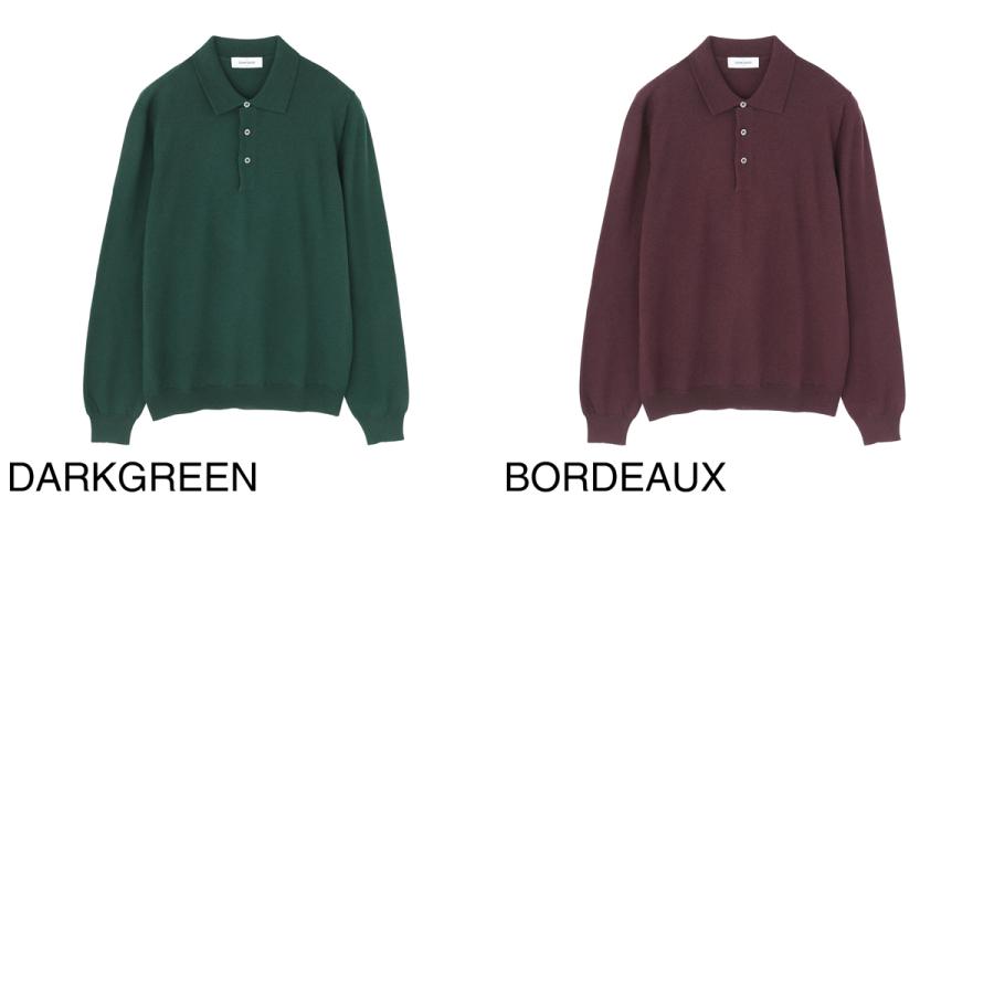 Gran Sasso（グランサッソ） 長袖ニットポロシャツ TENNIS M/L 大きい