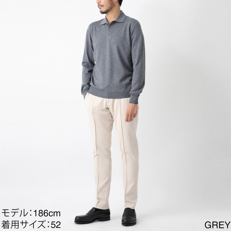 Gran Sasso（グランサッソ） 長袖ニットポロシャツ TENNIS M/L 大きい