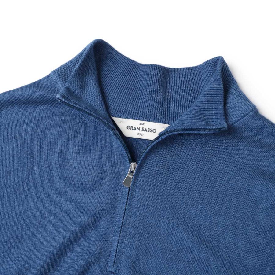 Gran Sasso（グランサッソ） ハーフジップニット VINTAGE 大きいサイズ
